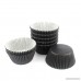 Eoonfirst Standard Size Baking Cups 200 Pcs Black - B07BQF7MST